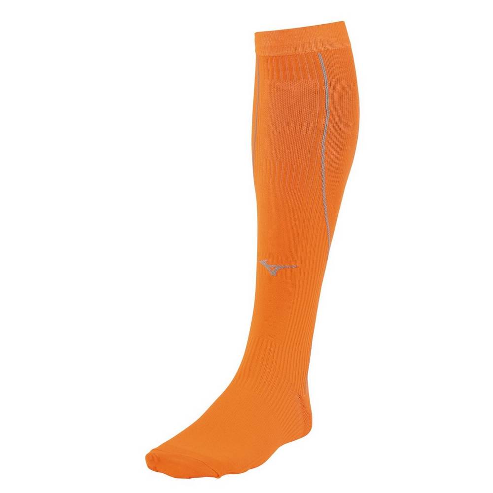 Calcetines Mizuno Running Compression Para Hombre Naranjas 7510943-QL